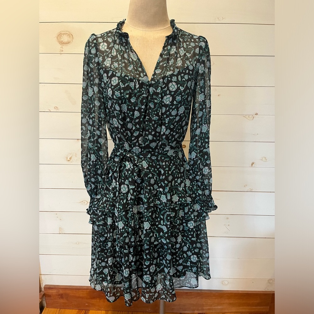 DraperJames Floral Tie Waist Dress